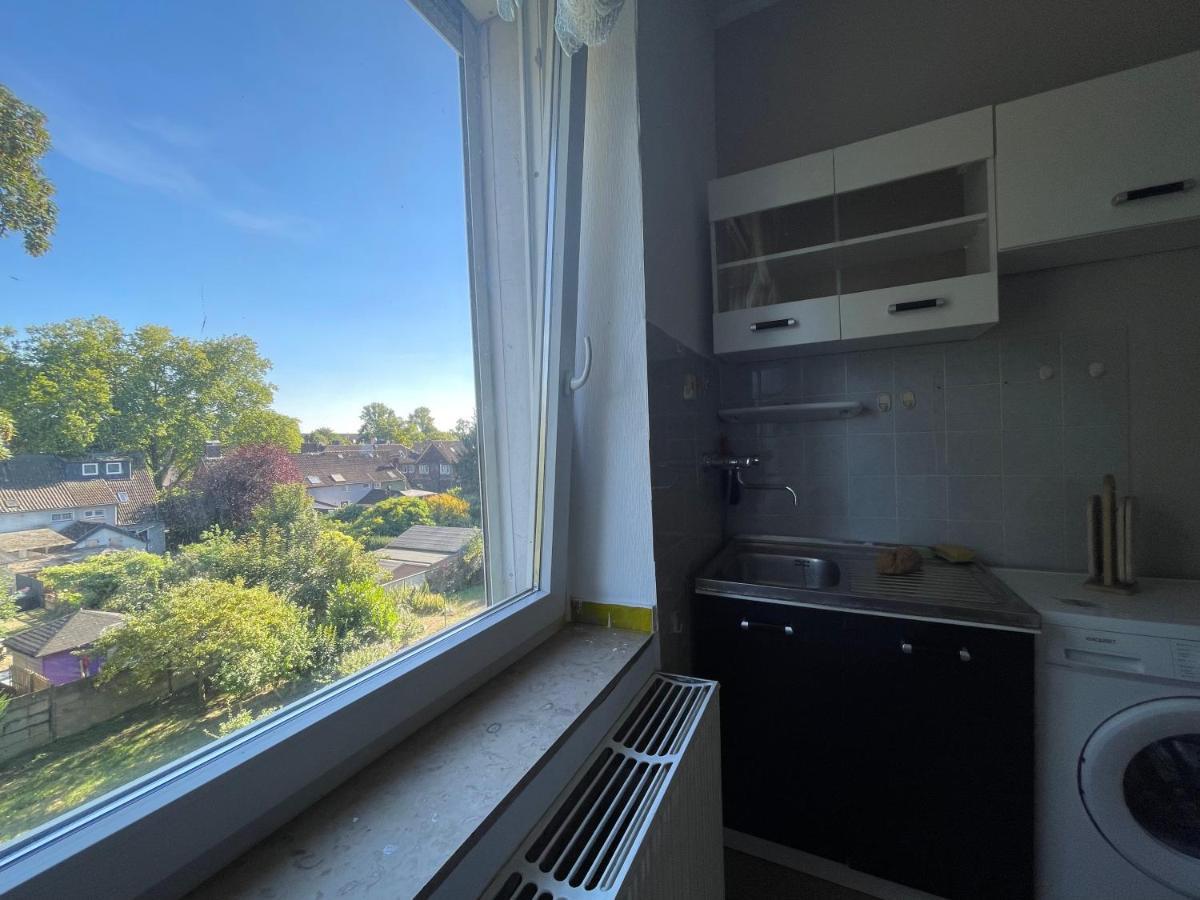 1 Schlafenzimmer 1 Whonzimmer Waschmaschine Trockner Maximum 4Personen Rheinhausen Center Appartement 1705 뒤스부르크 외부 사진
